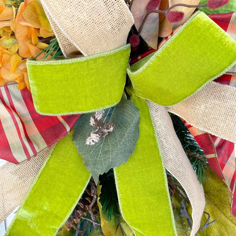 Farrisilk Ribbon | Shimmering Jute Ribbon, Natural 4"X10Yd