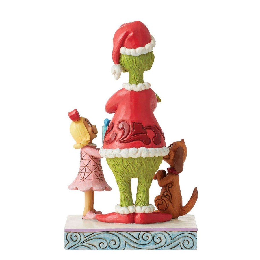 Department 56 Home Accents | Max And Cindy Giving Gift To Grinch Figurine, Dept. 56 Village