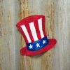 The Round Top Collection Table Decor | Uncle Sam Hat Magnet