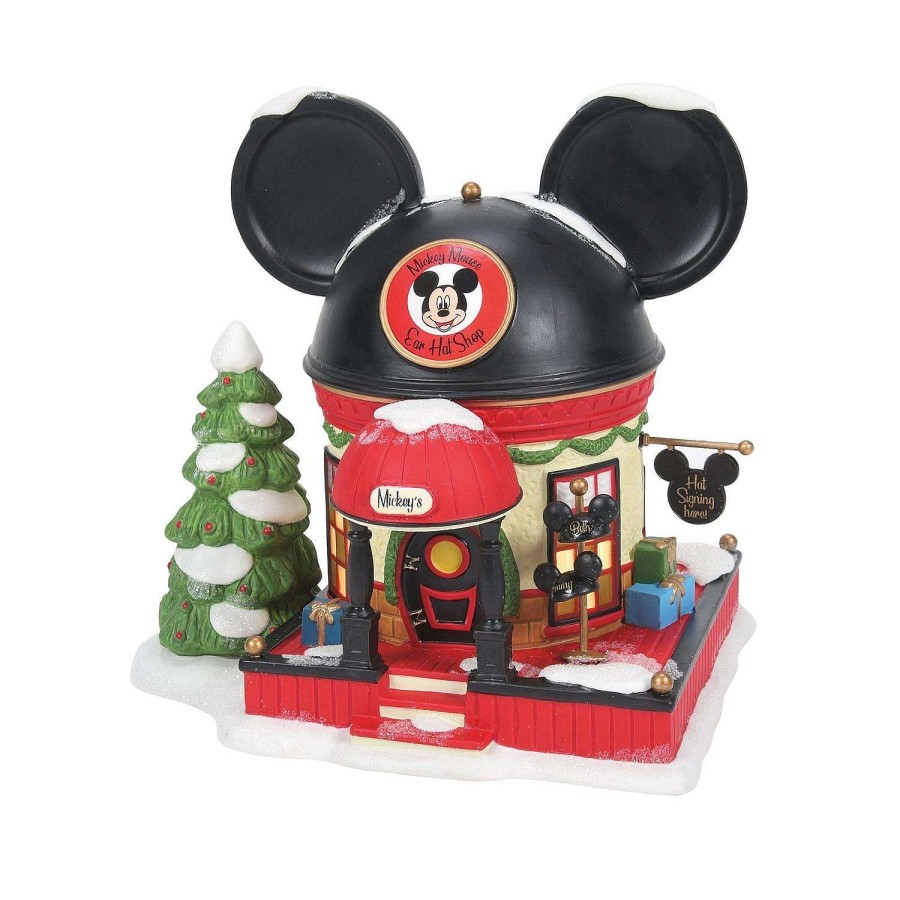 Department 56 Table Decor | Mickey'S Ear Hat Shop, Dept. 56 Village