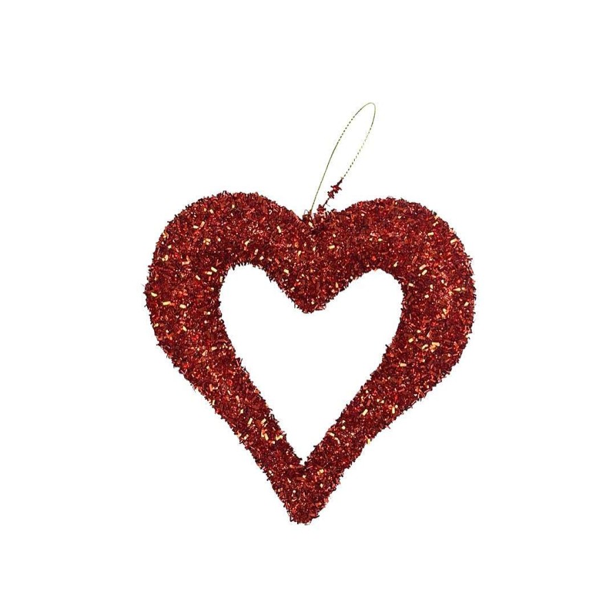 Craig Bachman Focal Points | Glitter Hollow Heart Ornament