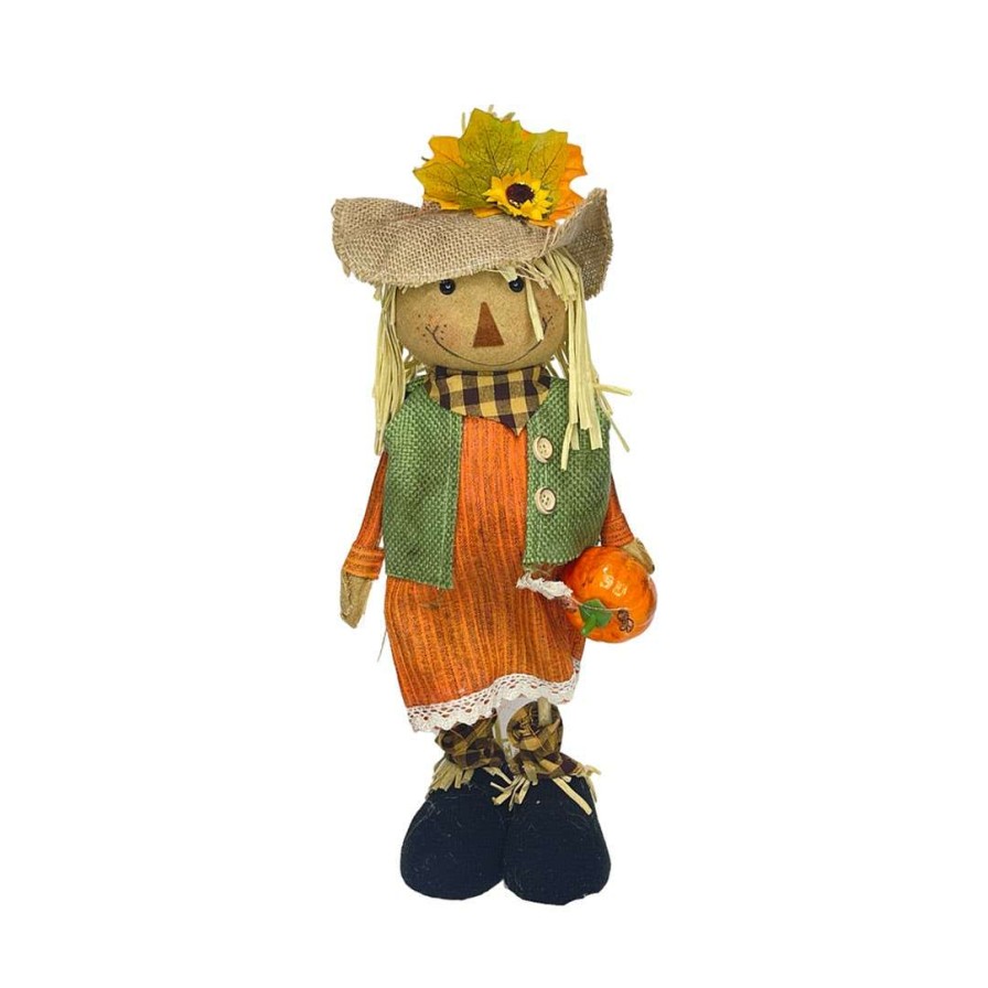 Liberty Floral Home Accents | Girl Scarecrow Standing