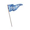 The Round Top Collection Pot Stakes | Patriotic Pennant Flag