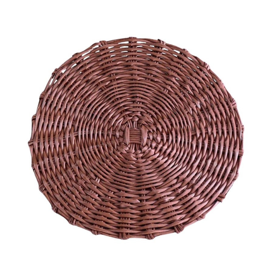 Beatriz Ball Kitchen & Dining | Faux Wicker Placemats, Brown