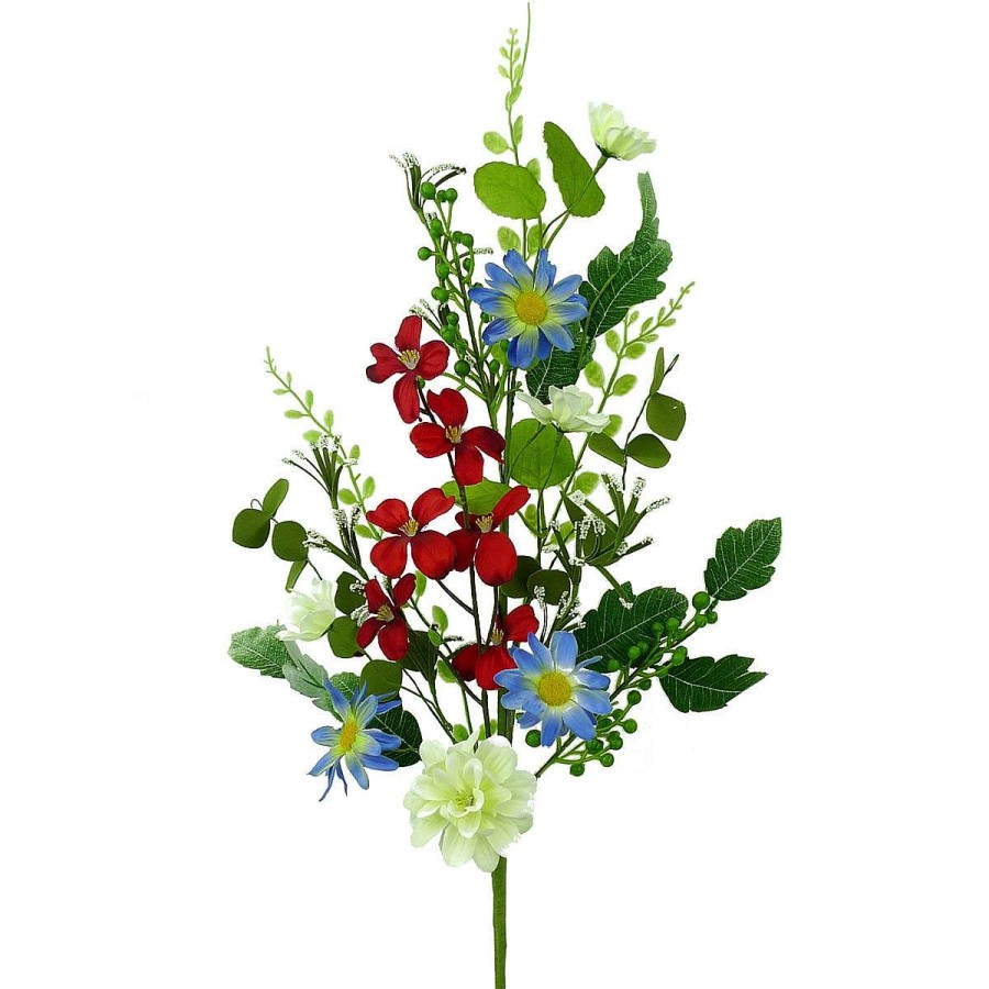 Liberty Floral Sprays | Patriotic Dahlia Daisy Spray