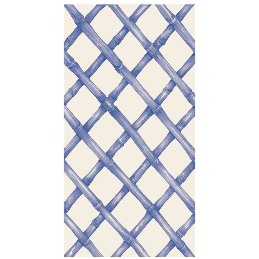 Hester & Cook Party Diy | Blue Lattice Guest Napkin Set