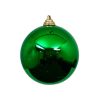 Farrisilk Ball Ornaments | Emerald Green Shiny Ball Ornament, 8"