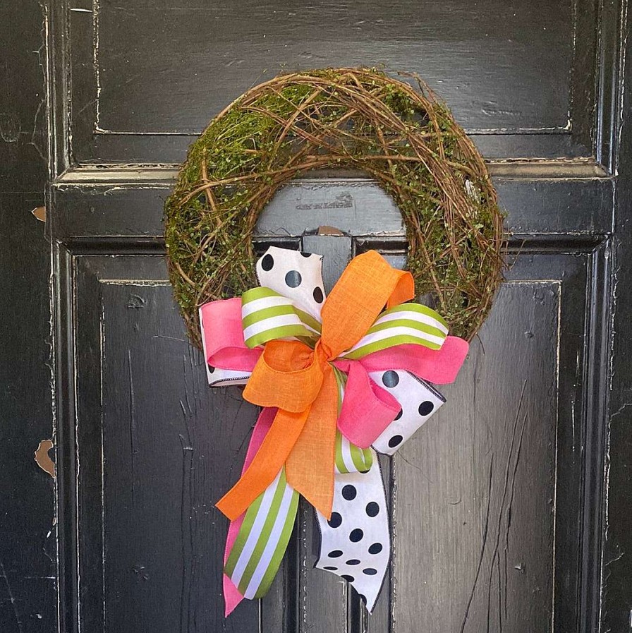 A&B Floral Door Decor | 18.5" Sweet Annie Wreath