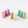 180 Degrees Home Accents | Flocked Sitting Bunny, Small