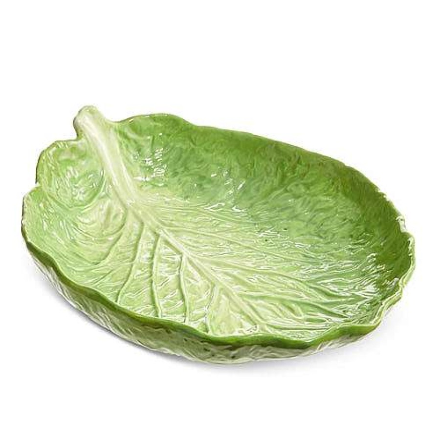 RAZ Kitchen & Dining | Green Cabbage Tray, 14"