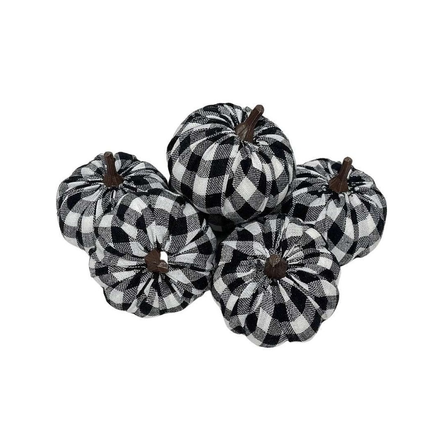 Liberty Floral Focal Points | Fabric Pumpkins In A Bag-Set Of 6