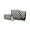 Farrisilk Ribbon | Black And White Illusion Ribbon, 4" X 10Yd