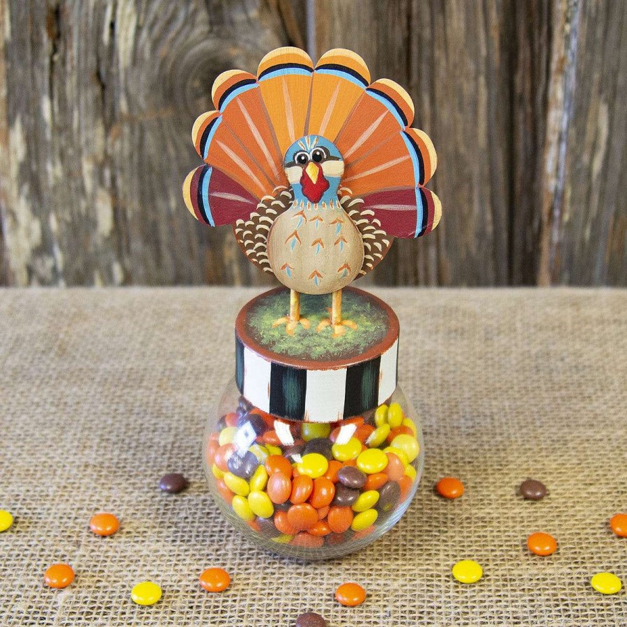 The Round Top Collection Decorative Containers | Turkey Bubble Jar