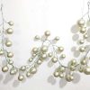 Farrisilk Winter | Platinum Ball Garland, 10'