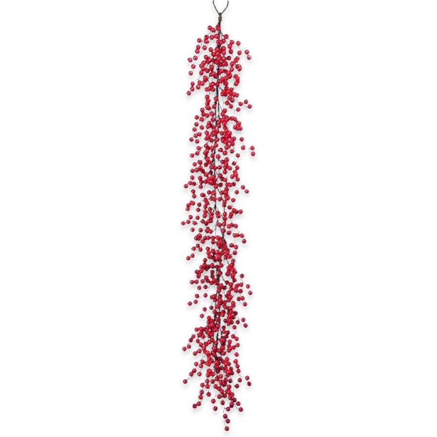 Regency Garlands | Deluxe Red Berry Garland, 60"