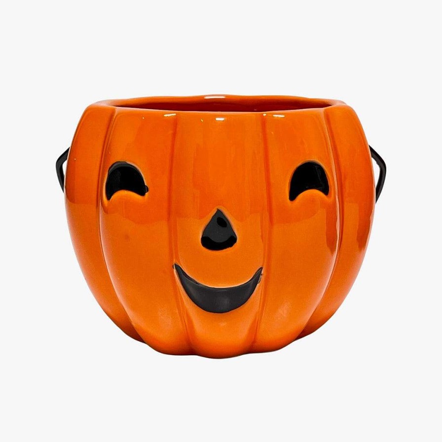 Transpac Table Decor | Jack-O-Lantern Bowl