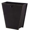 The Round Top Collection Table Decor | Display Pocket Planter, Black