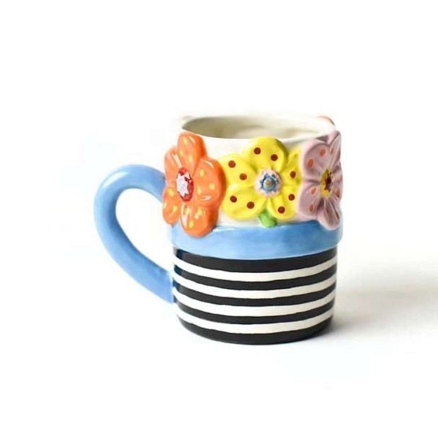 Happy Everything Spring Happy Everything | Flowers Shaped Mug By Happy Everything!