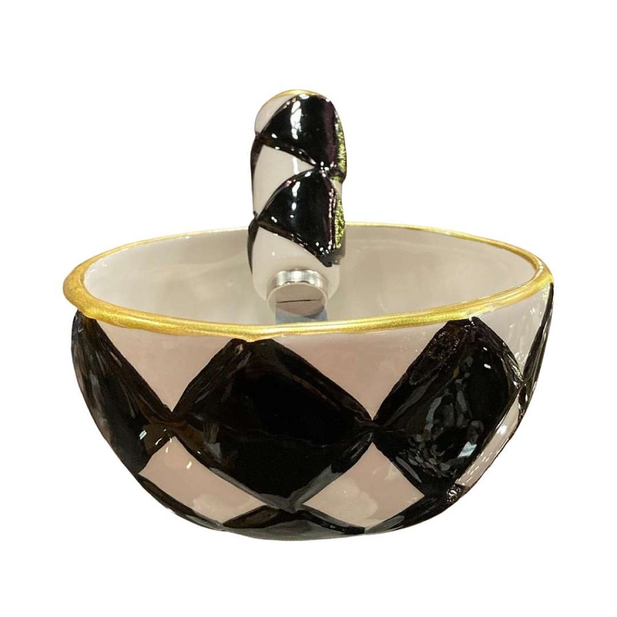 Home Essentials Kitchen & Dining | Black And White Dip Bowl Set