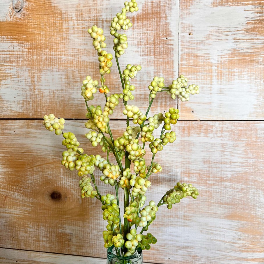 Liberty Floral Floral Decor | Green Berry Spray