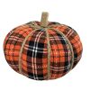 Liberty Floral Table Decor | Plaid Fabric Pumpkin-Large