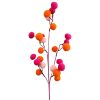 Liberty Floral Sprays | Pink And Orange Felt Ball Spray