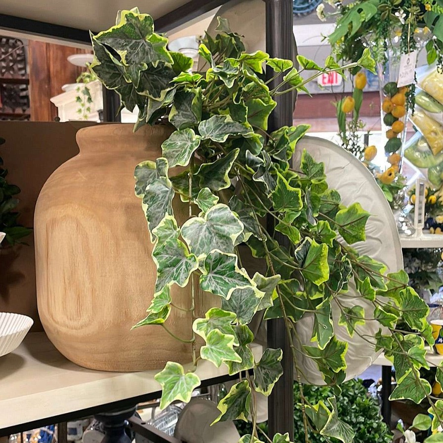 CRI Faux Plants | Hanging Ivy Varigated, 28"