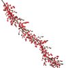 Regency Floral Decor | Red Mixed Berry Leaf Garland, 48"