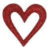 Craig Bachman Wall Decor | Glitter Hollow Heart 14"