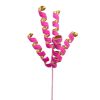 Liberty Floral Floral | Pink And Gold Frizzy Curly Pick