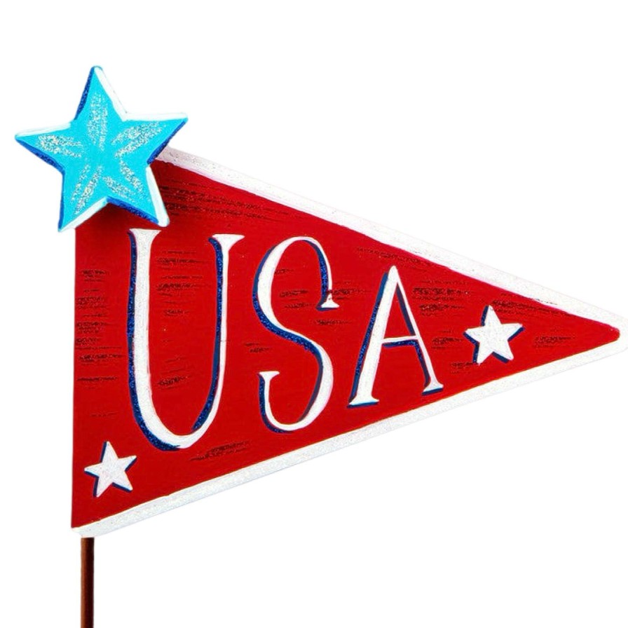 The Round Top Collection Wall Decor | Usa & Stars Stripes Pennants