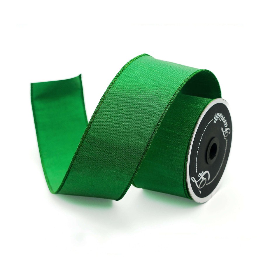 Farrisilk St. Patrick'S Day | Lime Luster Ribbon, 2.5" X 10Yd