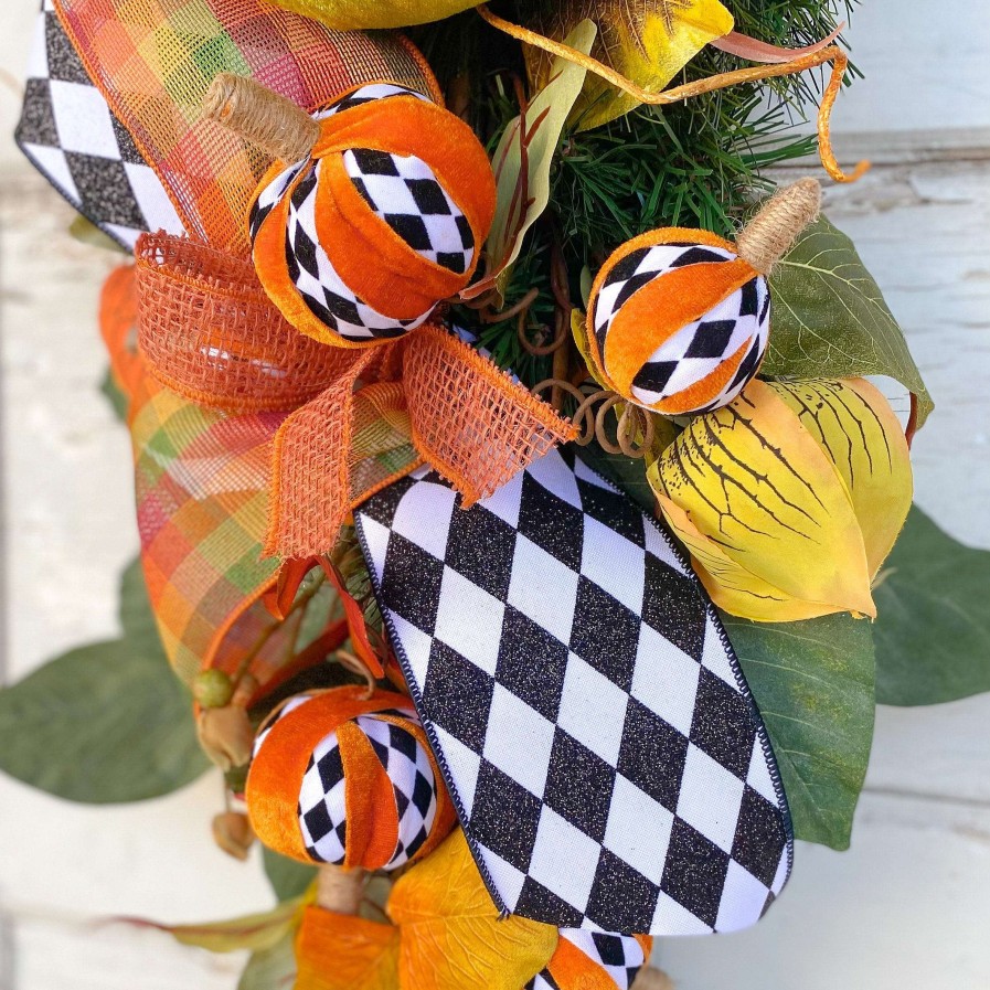 Liberty Floral Floral | Harlequin Pumpkin Spray