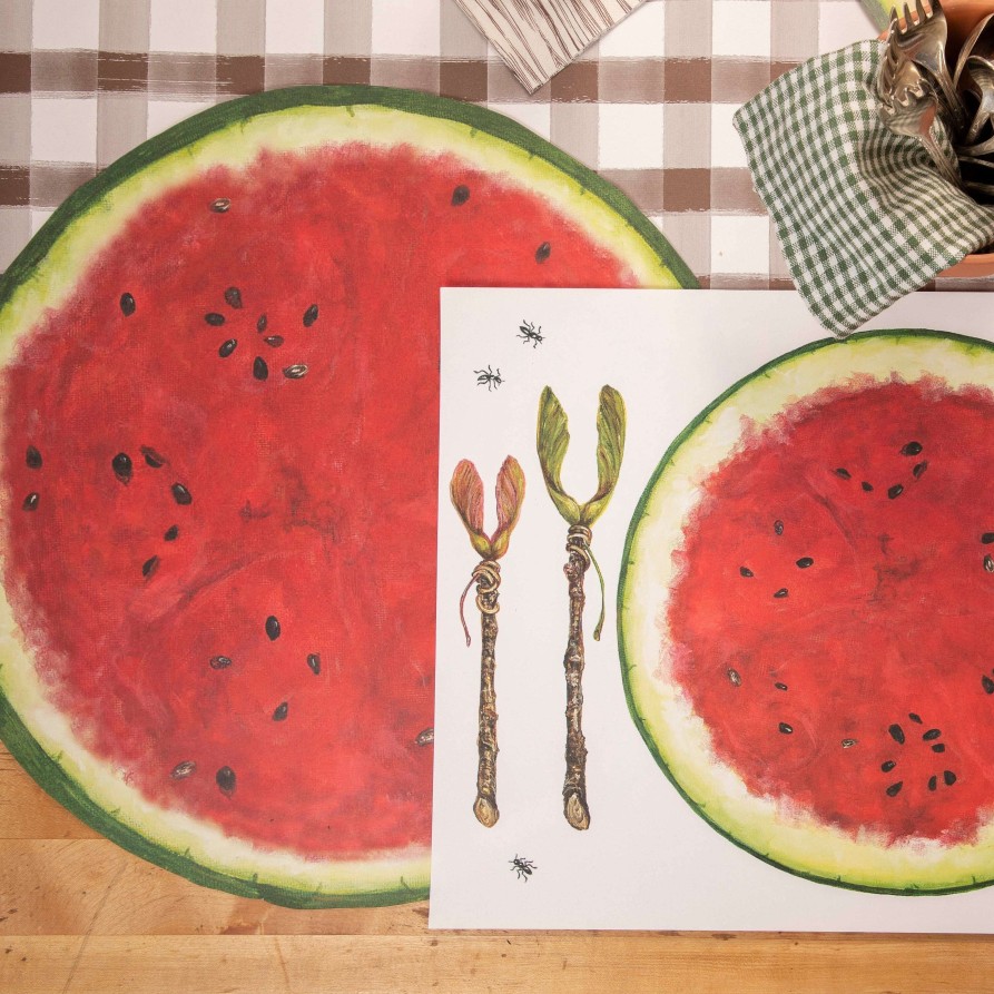 Hester & Cook Kitchen & Dining | Die-Cut Watermelon Placemat Sheets