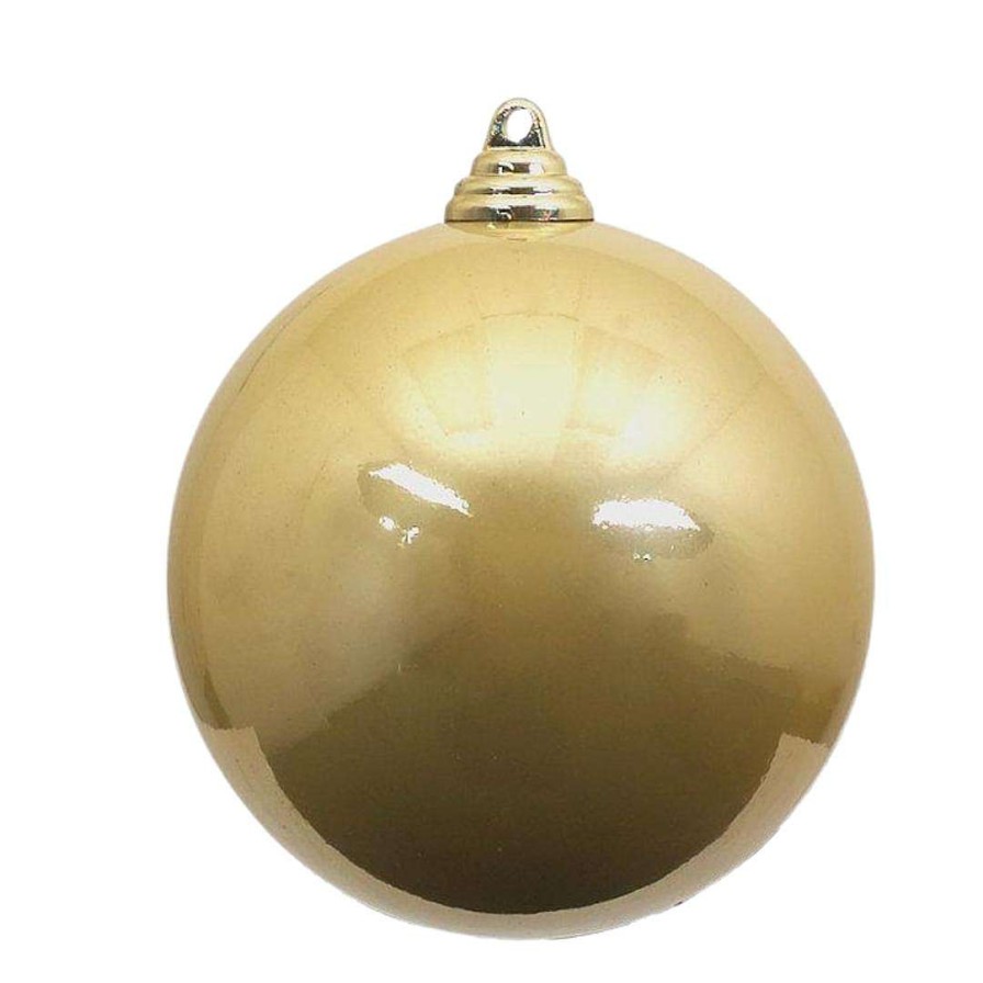 Farrisilk Ball Ornaments | Gold Candy Apple Ball Ornament, 8"