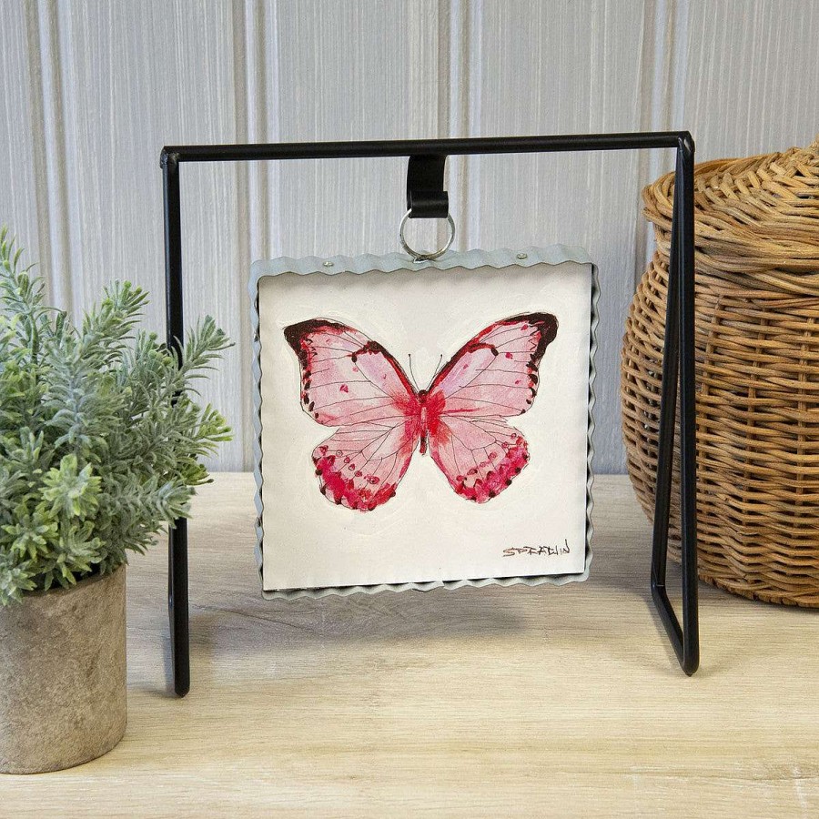 The Round Top Collection Spring | Pink Butterfly Mini Gallery Art