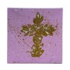 CYTA Art Table Decor | Textured Cross Art