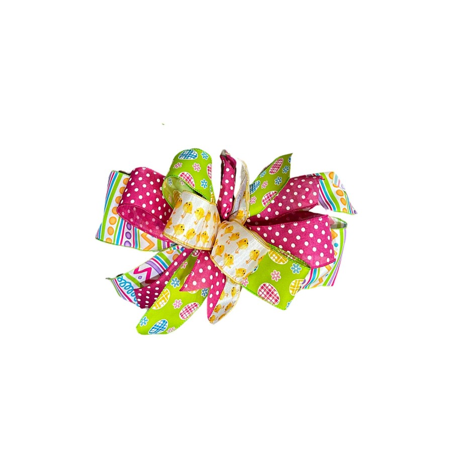 Miss Cayce's Miss Cayce'S Creations | Cayce Easter Chick Embellishment Bow, Large