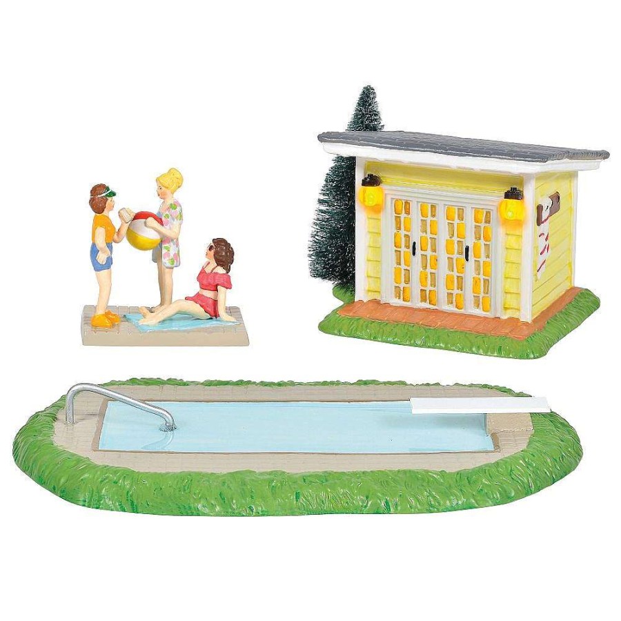 Department 56 Table Decor | Pool Fantasy, Dept. 56 Village