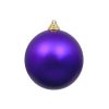 Farrisilk Ball Ornaments | Purple Matte Ball Ornament, 6"