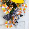 Liberty Floral Floral | Candy Corn Felt Ball Spray