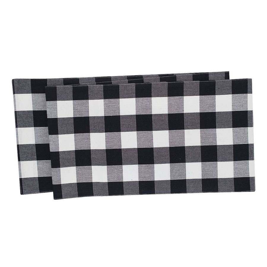 C&F Enterprises Kitchen & Dining | Franklin Black Table Runner