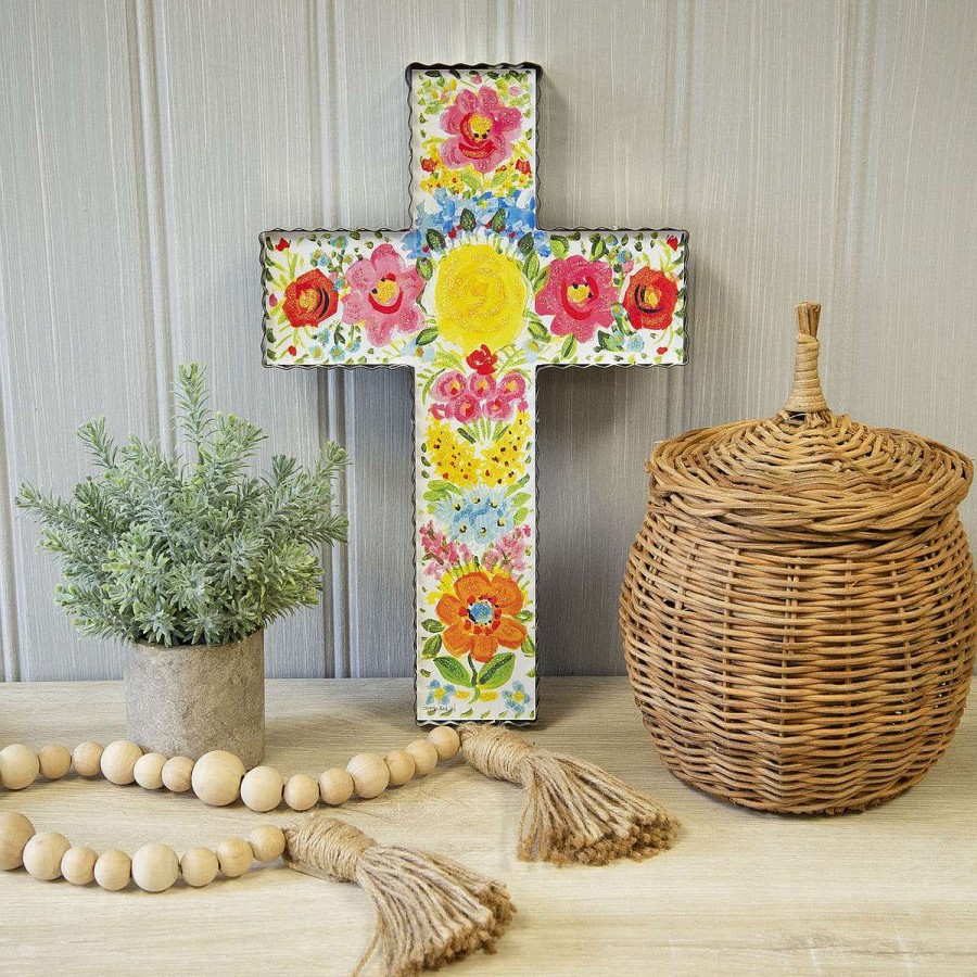 The Round Top Collection Table Decor | Floral Cross Gallery Art