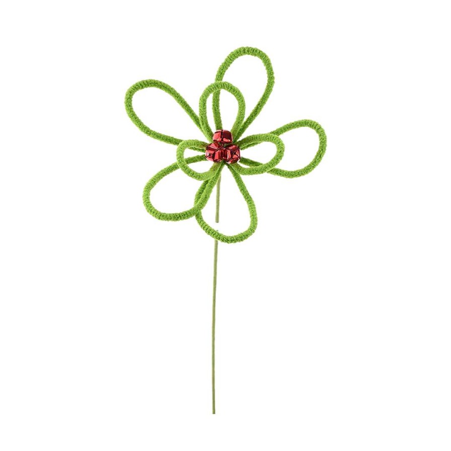 Direct Export Co. Stems | Green And Red Loop Flower Stem