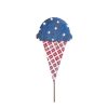 The Round Top Collection Pot Stakes | Patriotic Ice Cream Cone