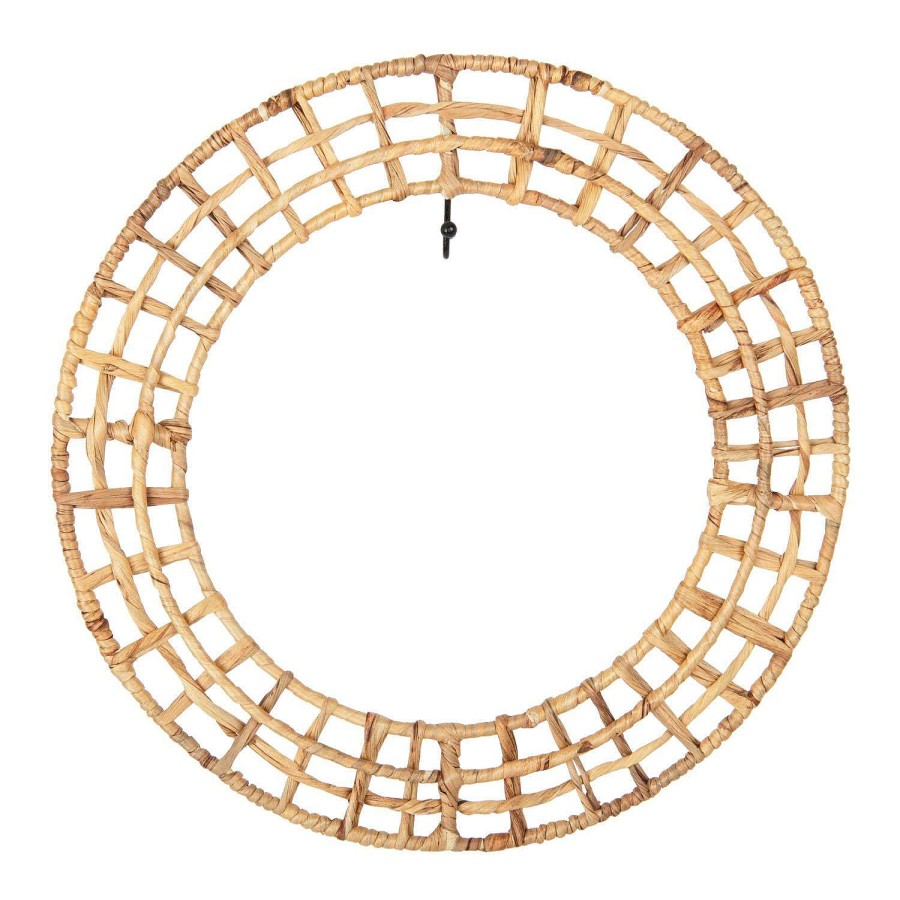 The Round Top Collection Wall Decor | Round Wicker Wreath Art Display