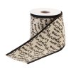 Melrose Ribbon | Ribbon Wired Cotton, 4" X 5Yd