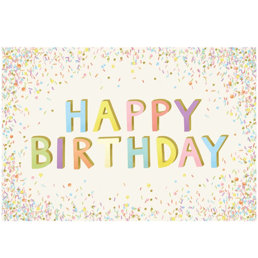 Hester & Cook Kitchen & Dining | Happy Birthday Sprinkle Placemat Sheets