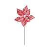 Direct Export Co. Floral | White And Red Poinsettia Stem