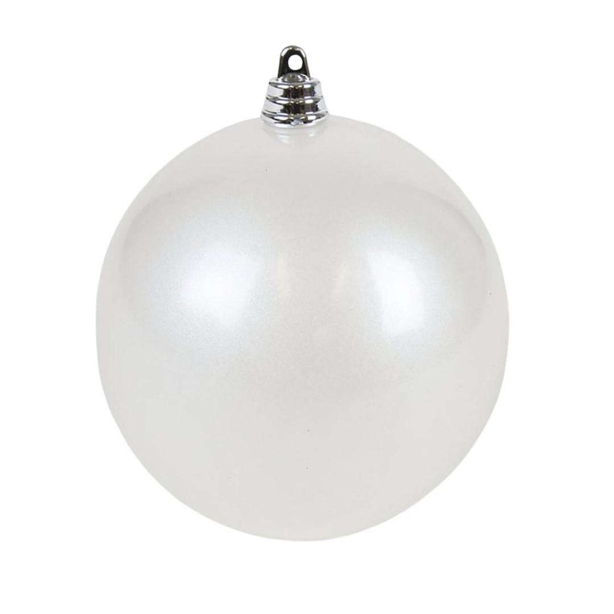 Farrisilk St. Patrick'S Day | White Candy Apple Ball Ornament, 6"